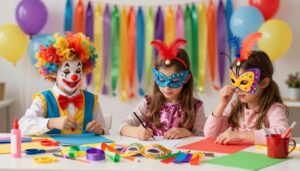 Bastelideen für Fasching