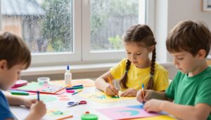 Bastelideen für Regentage mit Kindern