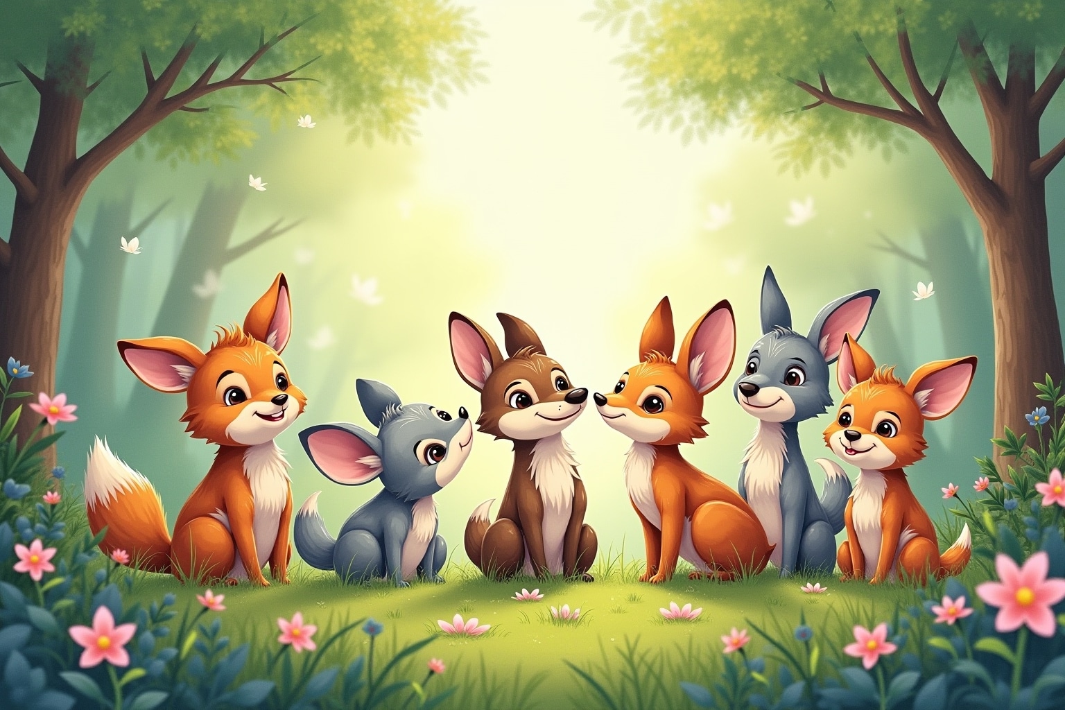 6 Kindergedichte Tiere Wald