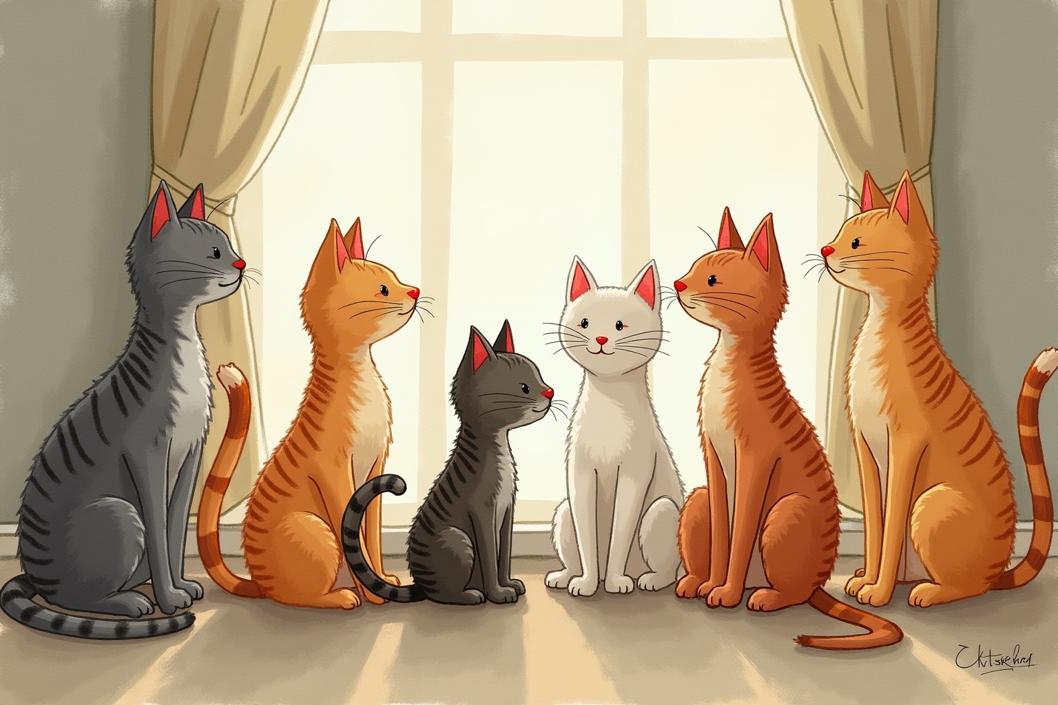 6 Tiergedichte über Katzen